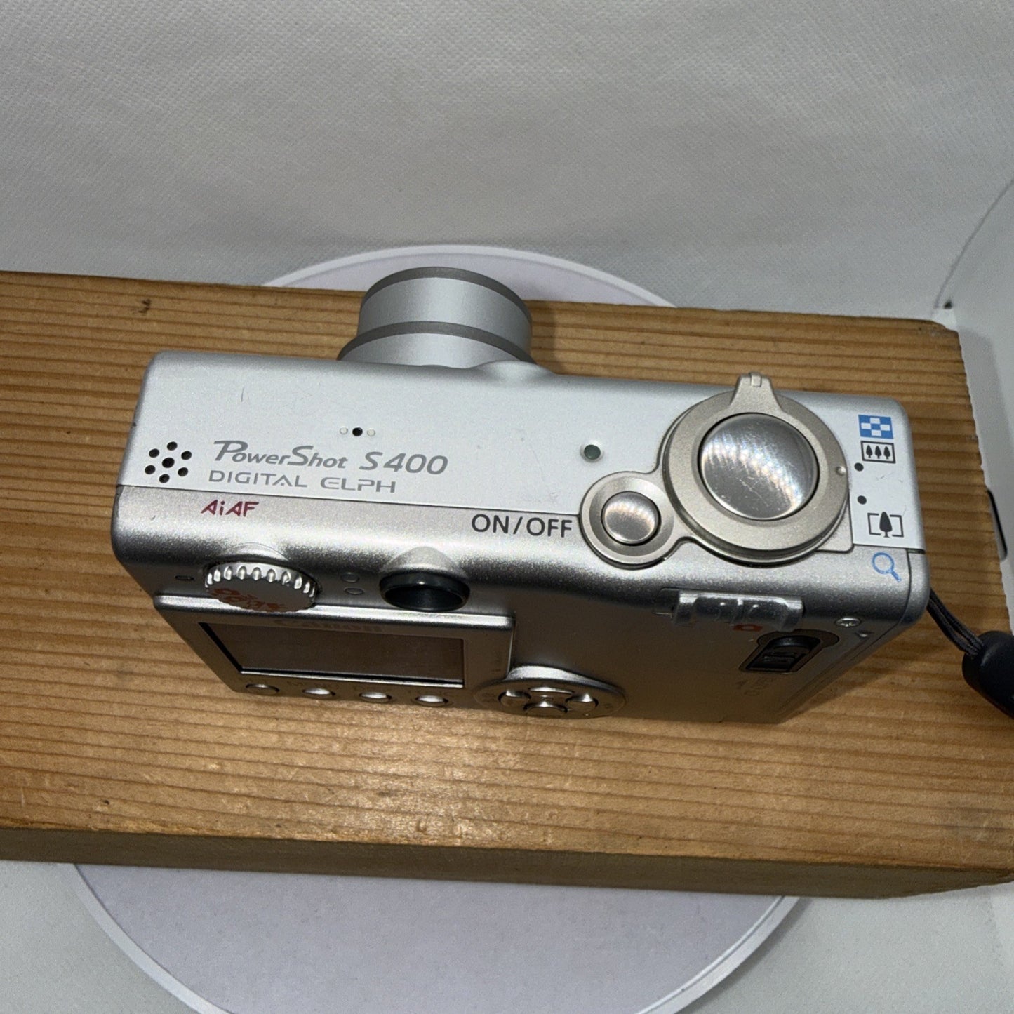 Retro Canon Powershot S400 Digital ELPH 4MP Digital Camera Tested + Accessories