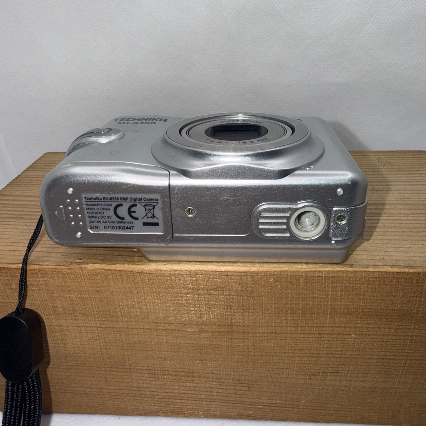 Technika SH-8360 8.0MP Digital Camera Tested Working Plus 4GB SD Card Retro