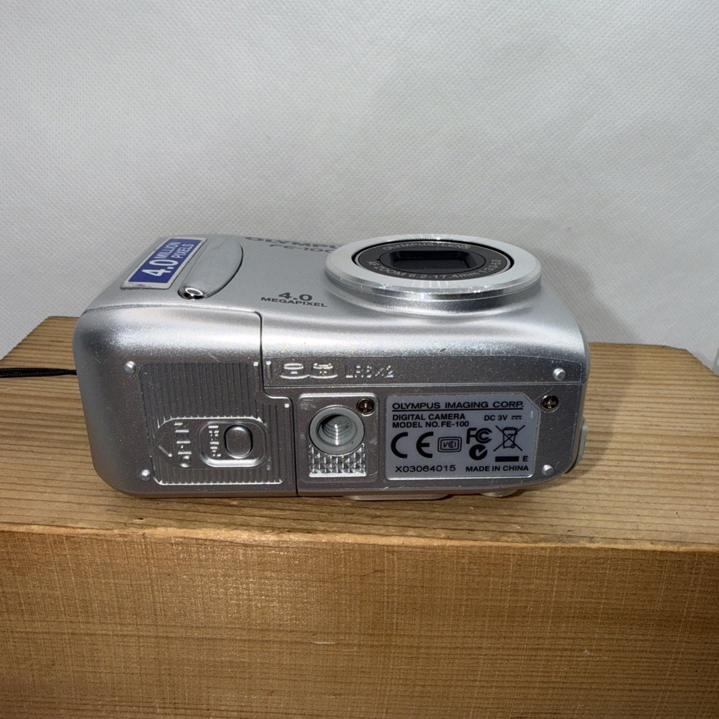 Olympus FE-100 4MP Digital Camera Tested + 1GB SD Memory Card & USB Cable