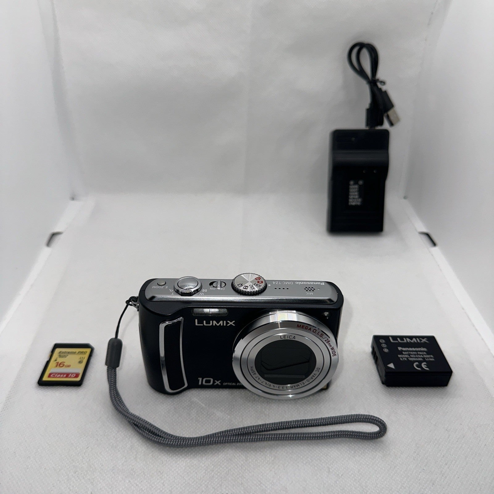 Panasonic Digital Camera Lumix DMC-TZ4 8.1MP  Tested + Charger Battery 16GB VGC0