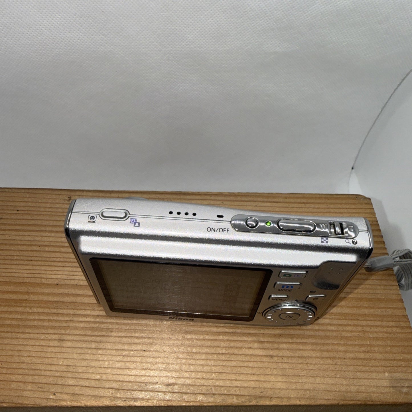 Nikon Digital Camera Coolpix S5 6.0MP Silver Tested Full Working Set