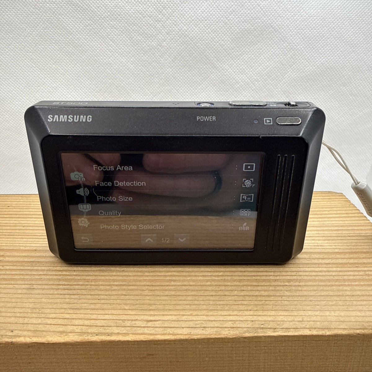 Samsung ST500 12.2MP Digital Camera Tested + Charger Battery 2GB Micro SD Card