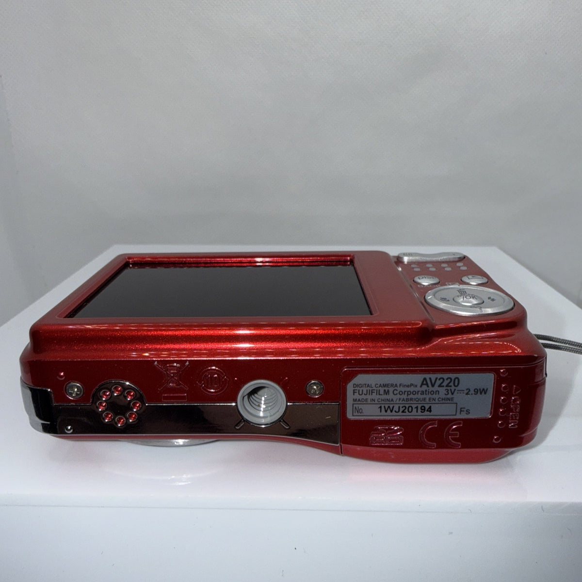 Fujifilm Digital Camera FinePix AV220 14.0MP Red Tested Boxed Full Kit Ready
