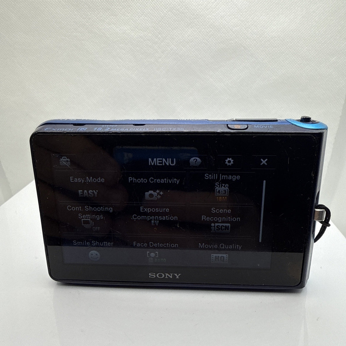 Sony Cybershot DSC-TX30 Digital Camera Tested Working Minor Issue + Accessories