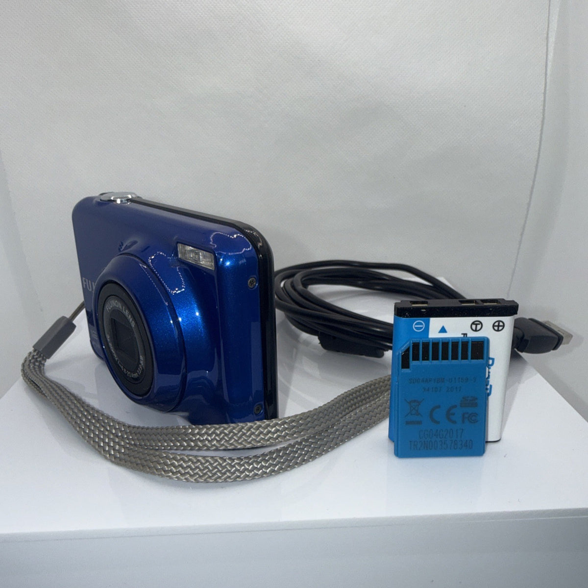 Fujifilm Digital Camera FinePix L55 12MP Tested Working Full Kit 🔋 UK🔌 4GB SD