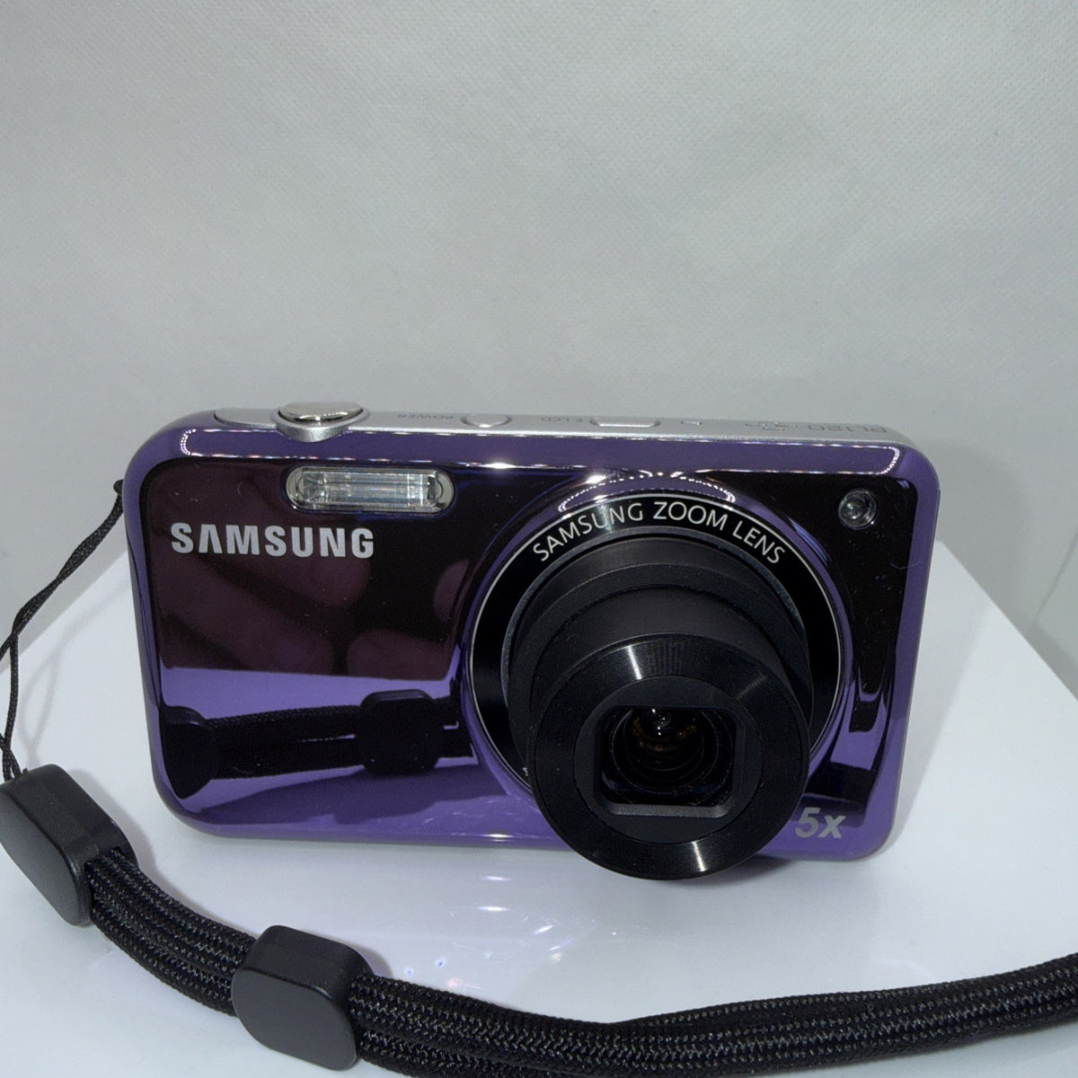 Samsung PL120 Digital Camera 14.2MP Purple Tested Working + Charger Battery 4GB