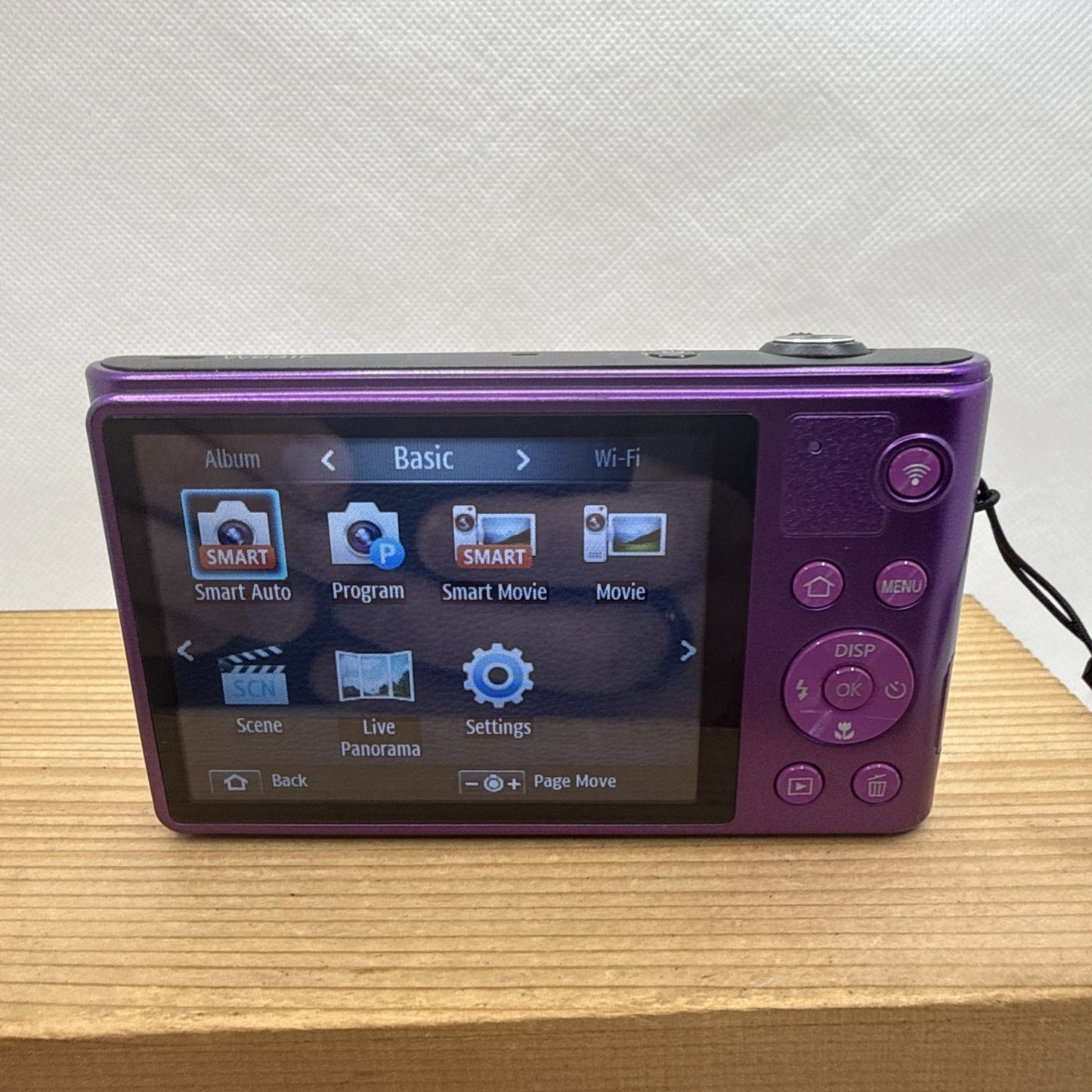 Samsung WB31F 16.2MP Digital Camera Tested Purple + Charger Battery 2GB SD Card
