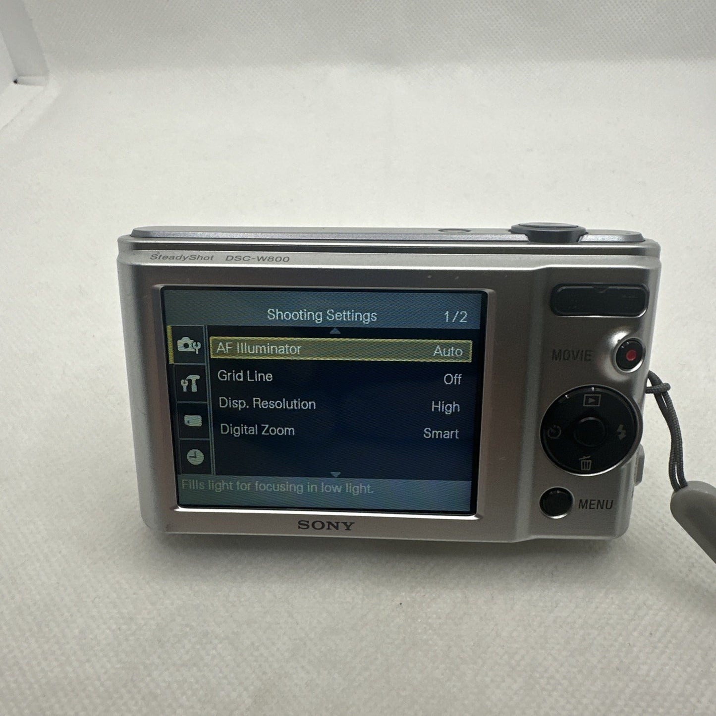 Sony Cyber-shot DSC-W800 20.1MP Digital Camera Tested Charger Battery 16GB4