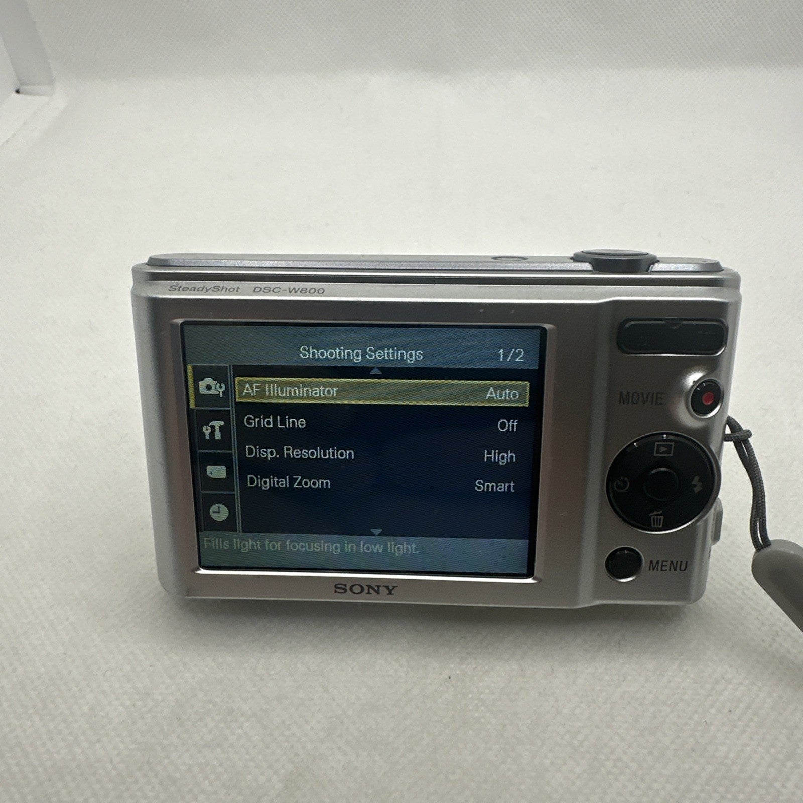 Sony Cyber-shot DSC-W800 20.1MP Digital Camera Tested Charger Battery 16GB4