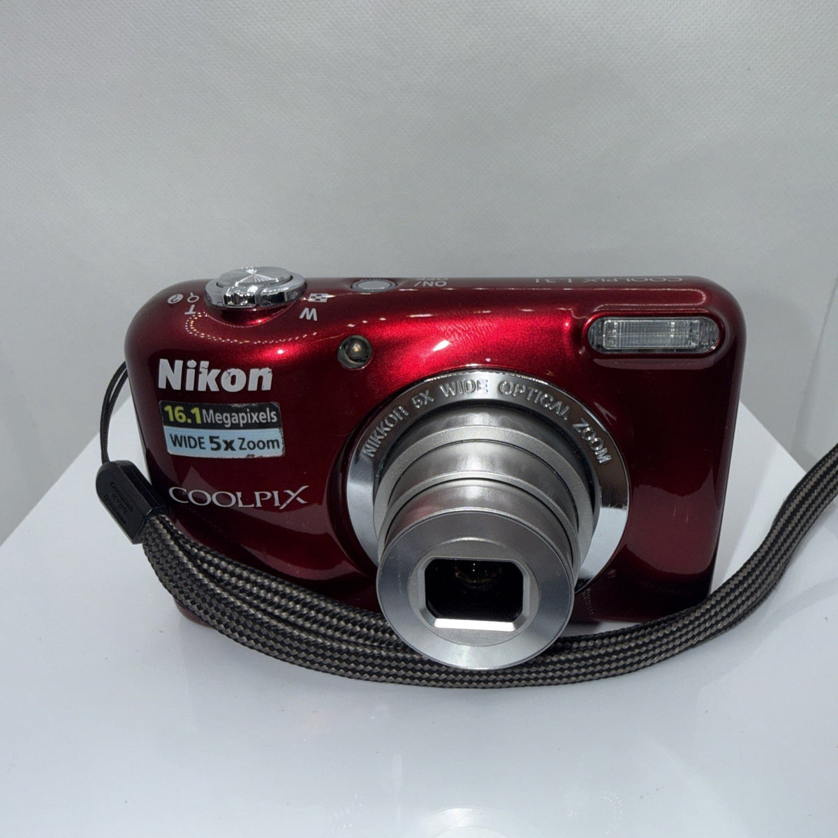 Nikon Coolpix L31 16.1MP Digital Camera Tested *Lens Flaps Missing - Full Kit