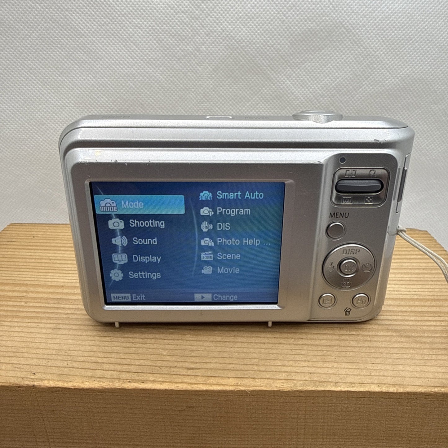 Samsung Digital Camera ES28 12.2MP Silver Tested