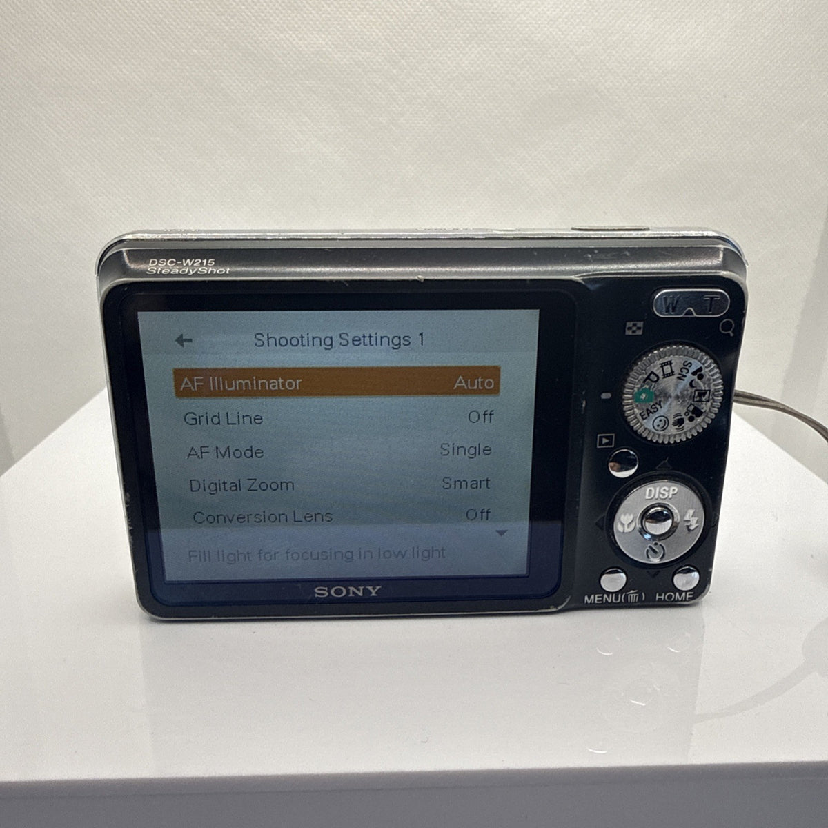 Sony Cyber-shot DSC-W215 12.2MP Digital Camera Tested + Charger Battery Memory