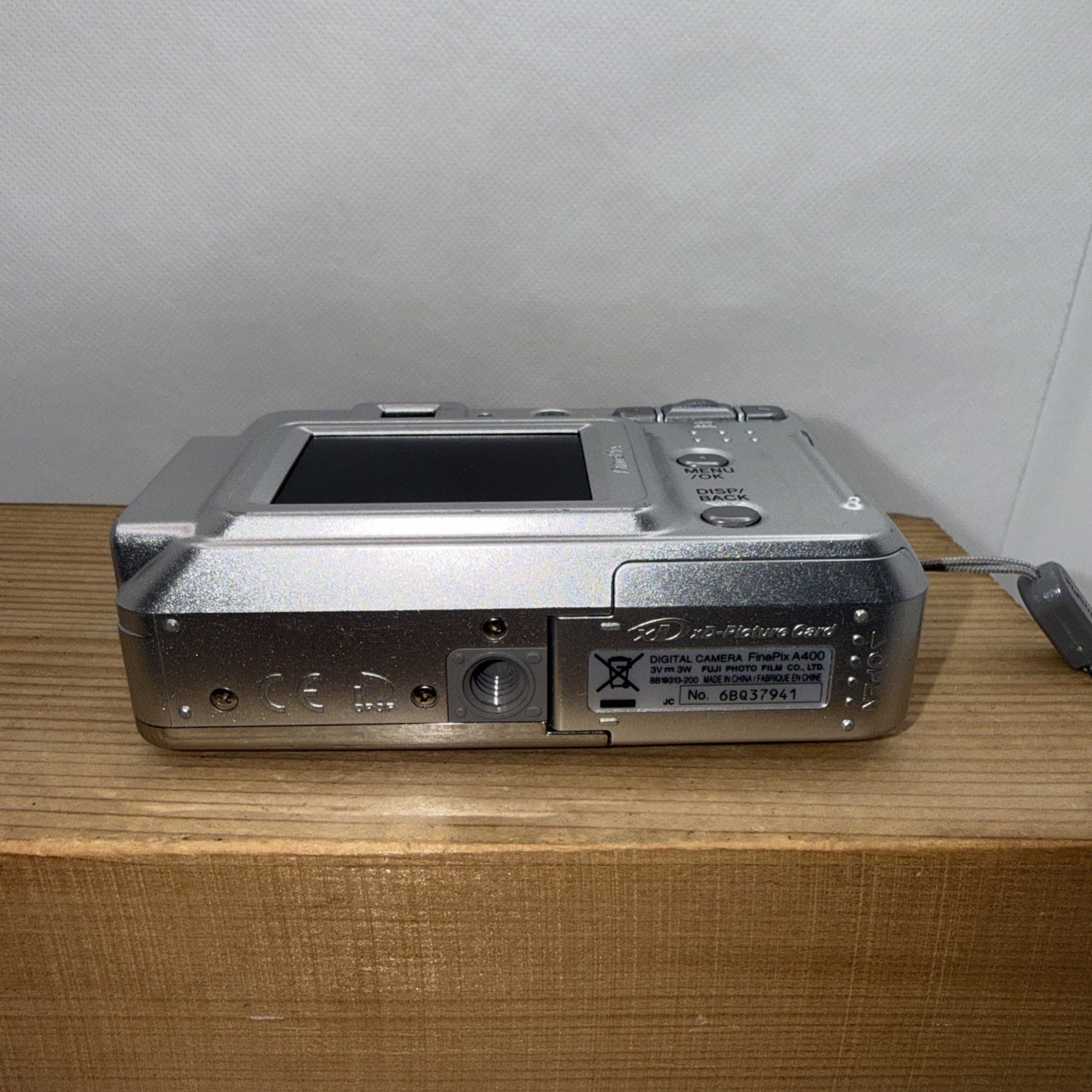 Fujifilm Finepix A400 4.1MP Digital Camera Tested Working + 64MB XD Card