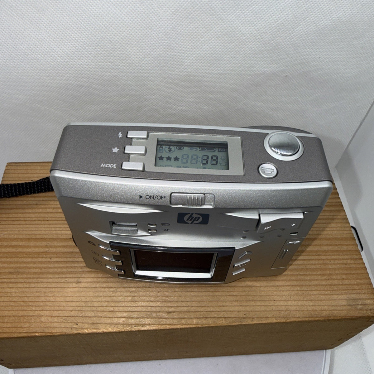 HP Digital Camera Photosmart 735 3.2MP Silver Tested Working + SD Card Retro y2k