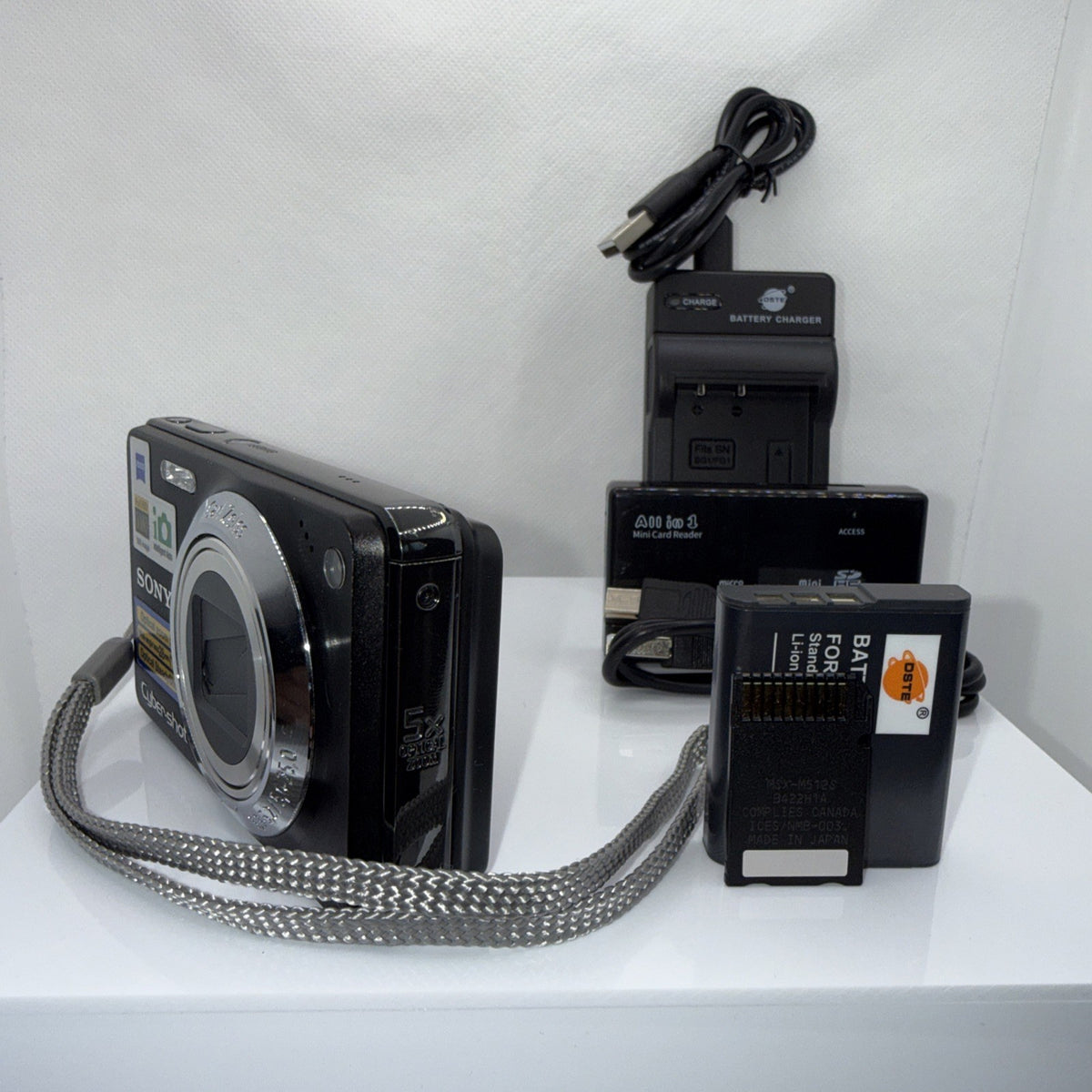 Sony Cyber-shot DSC-W270 Digital Camera 12.1MP Tested Working Full Kit / Ready
