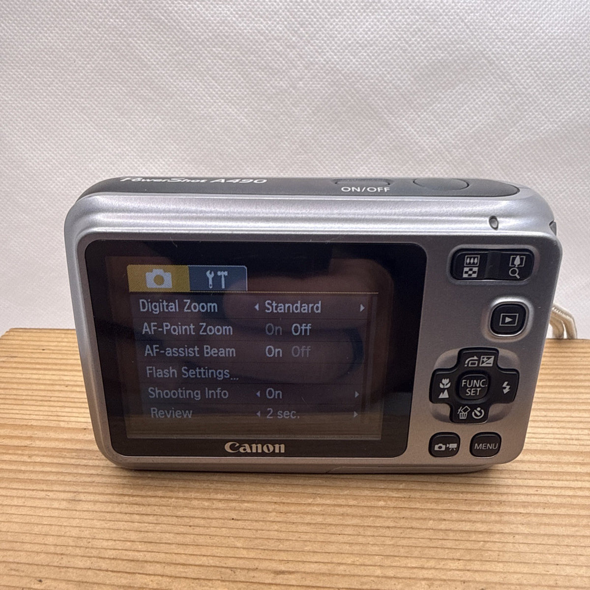 Canon Digital Camera PowerShot A490 10.0MP Tested + 4GB SD Memory Card