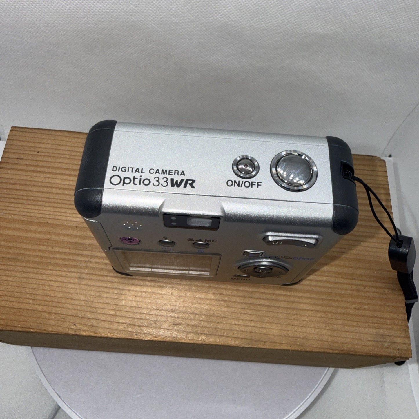 Pentax Underwater Digital Camera Optio 33WR 3.2MP Tested Working + 2GB SD