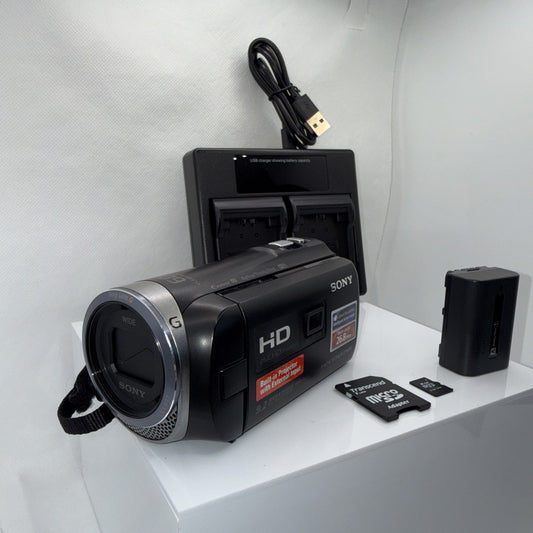 Sony HDR-PJ330E Handycam Full HD Camcorder Built-in Projector Tested Bundle VGC