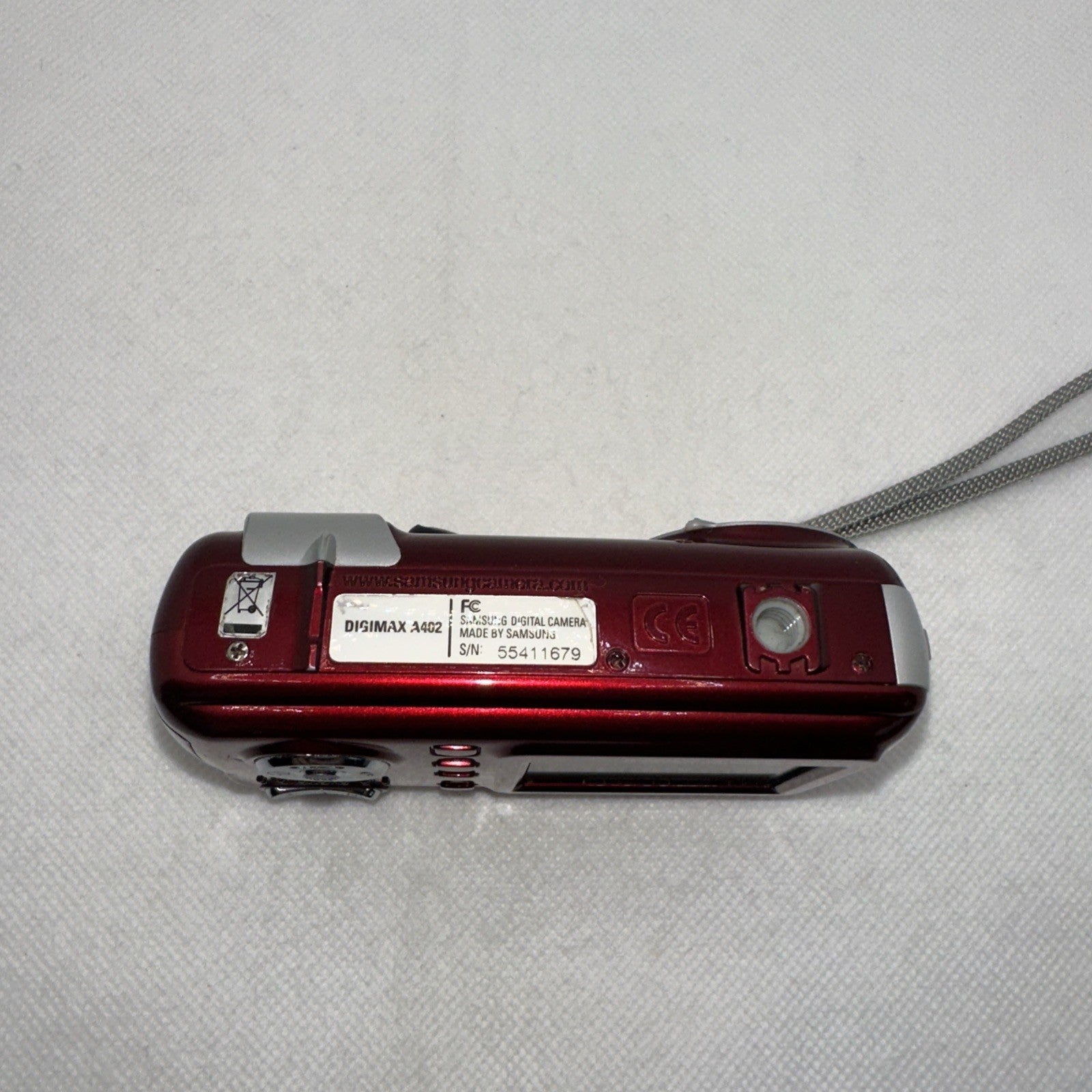 Samsung Digimax A402 Digital Camera Tested Working Plus Batteries And 1GB SD8