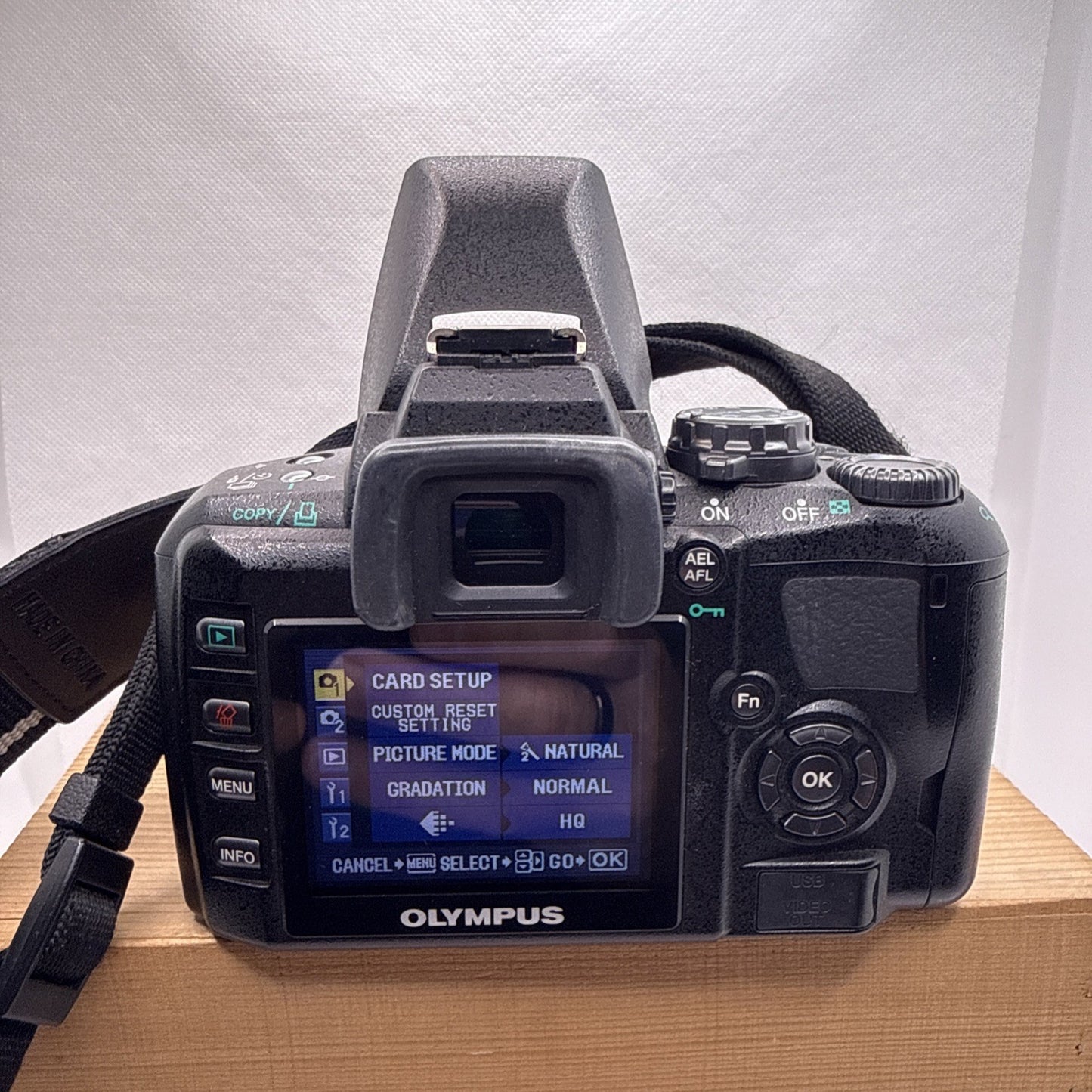 Olympus E-400 10MP Digital DSLR Camera Tested + Charger Battery Memory Case