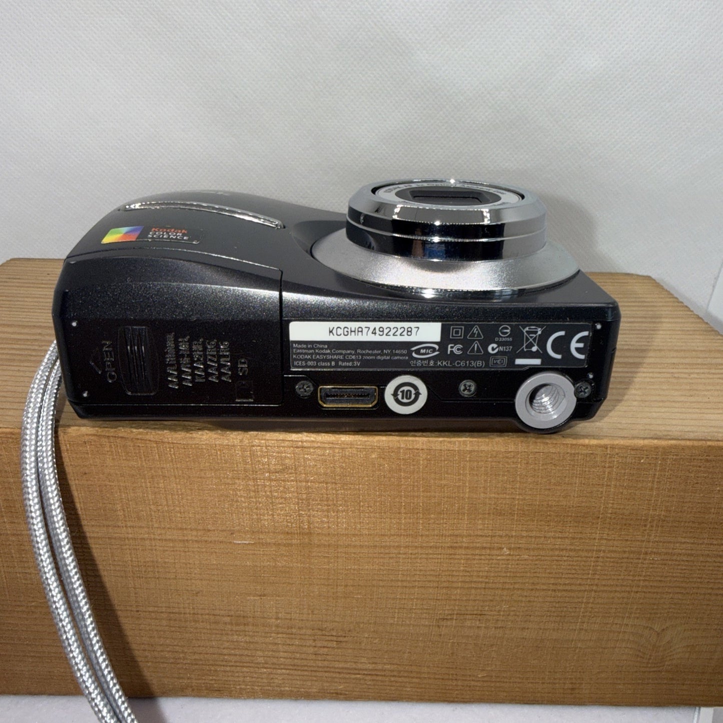 Kodak EasyShare C613 6.1MP Digital Camera Working Plus 4GB SD Memory Card