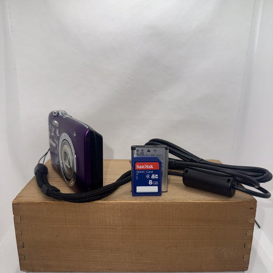 Nikon Coolpix S2900 20.1MP Purple Digital Camera + Battery & Charger