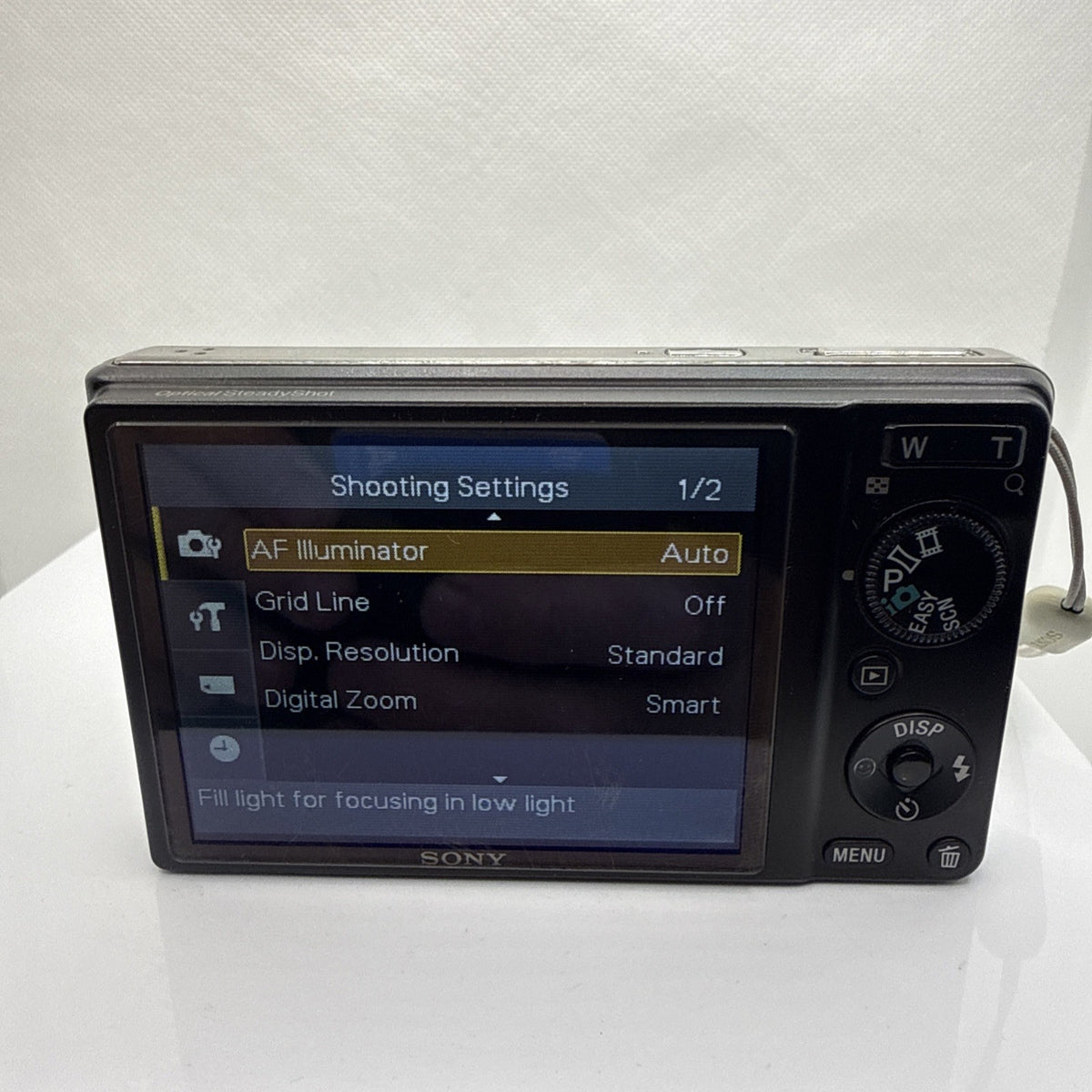 Sony Cyber-shot DSC-W370 Digital Camera Tested Working + Charger Battery Case SD
