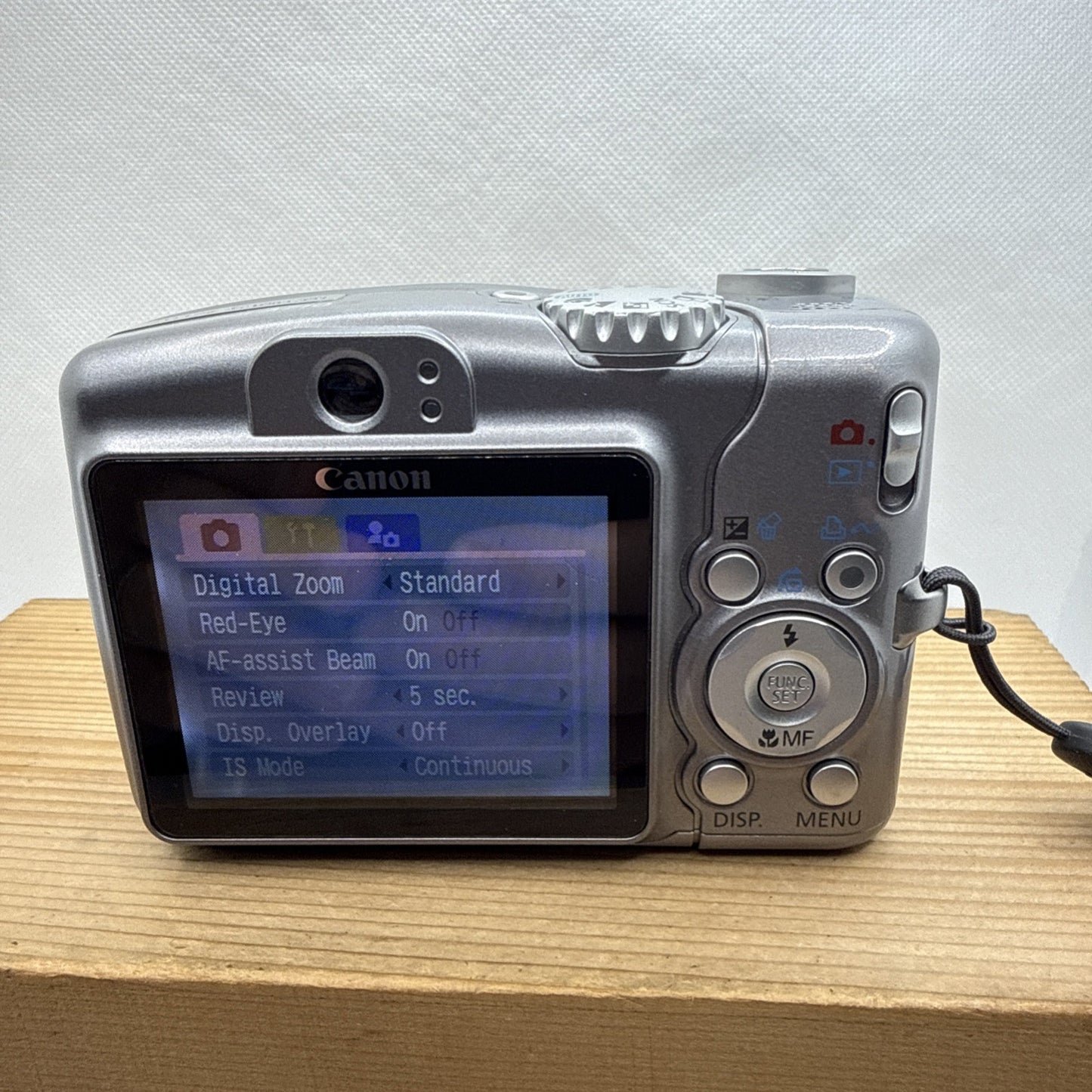Canon PowerShot A710 IS 7.1MP Digital Camera 6x Zoom Tested & Working + 4GB SD
