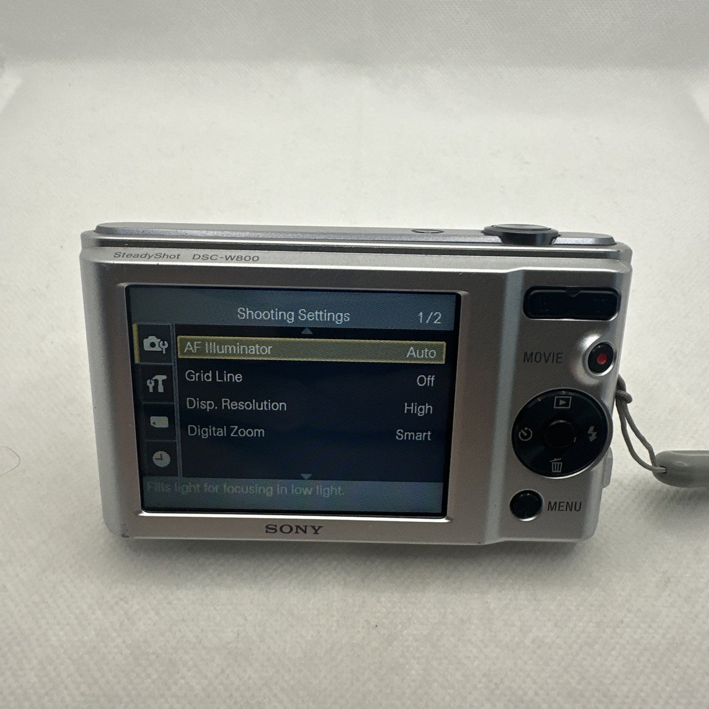 Sony Cyber-shot DSC-W800 20.1MP Digital Camera Tested Charger Battery 16GB4