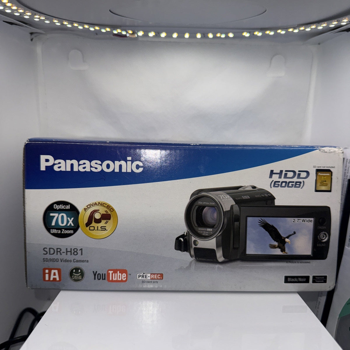 Panasonic SDR-H81 HDD Digital Camcorder 60GB Boxed + Accessories Full Kit VGC