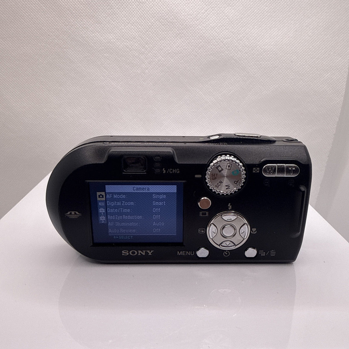 Digital Camera Sony Cyber-Shot DSC P120 5.1MP Tested + Charger Battery Memory