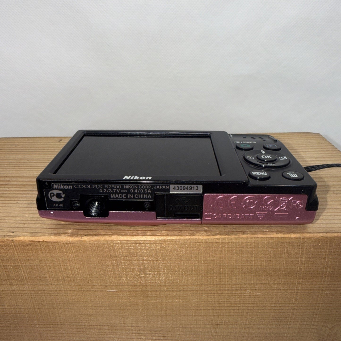 Nikon Coolpix S2500 12MP Pink Digital Camera Tested + Charger Battery 4GB SD Y2K