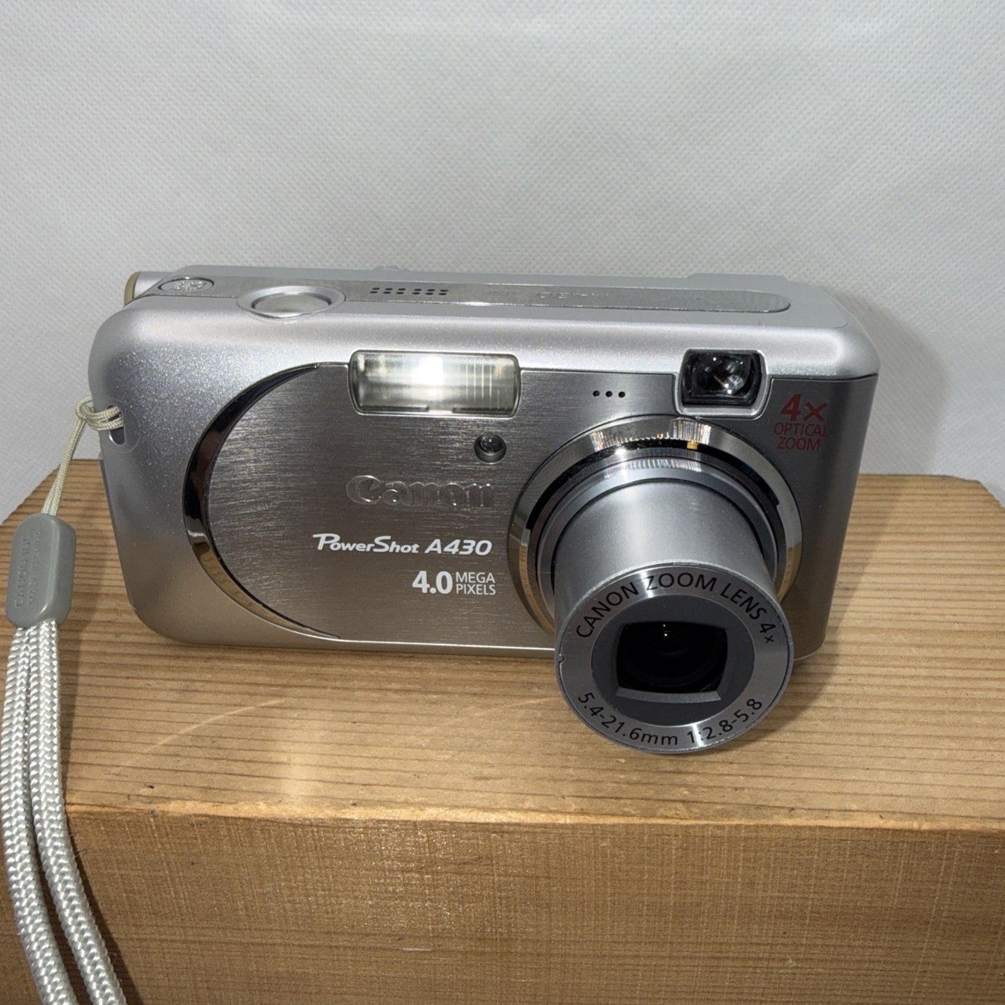 Canon Digital Camera PowerShot A430 4.0MP Tested Working Plus Case And 4GB Card