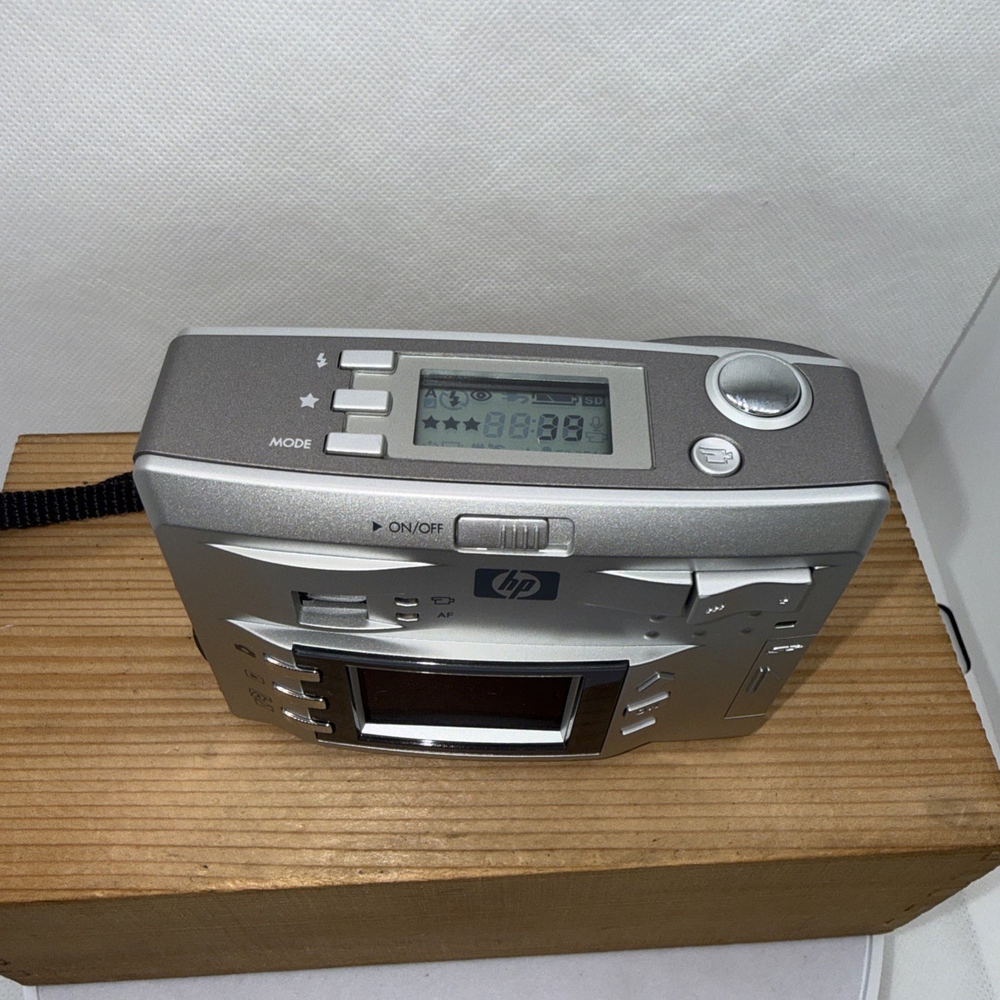 HP Digital Camera Photosmart 735 3.2MP Silver Tested Working + SD Card Retro y2k