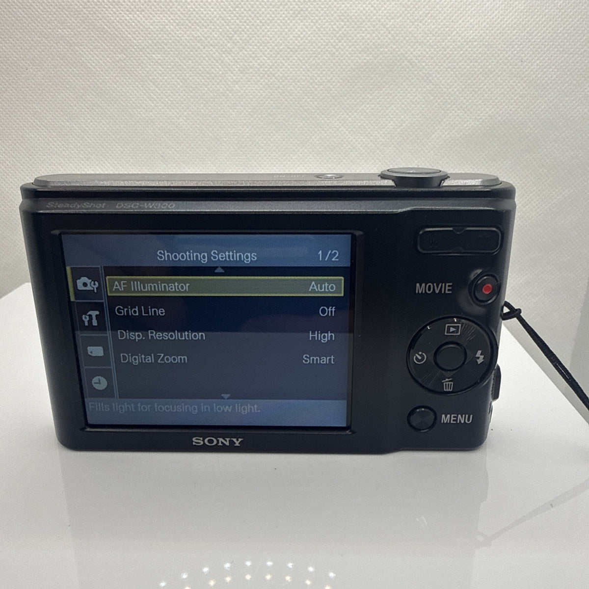 Sony Cybershot DSC-W800 20.1MP Digital Camera Tested + Charger Battery 4GB SD