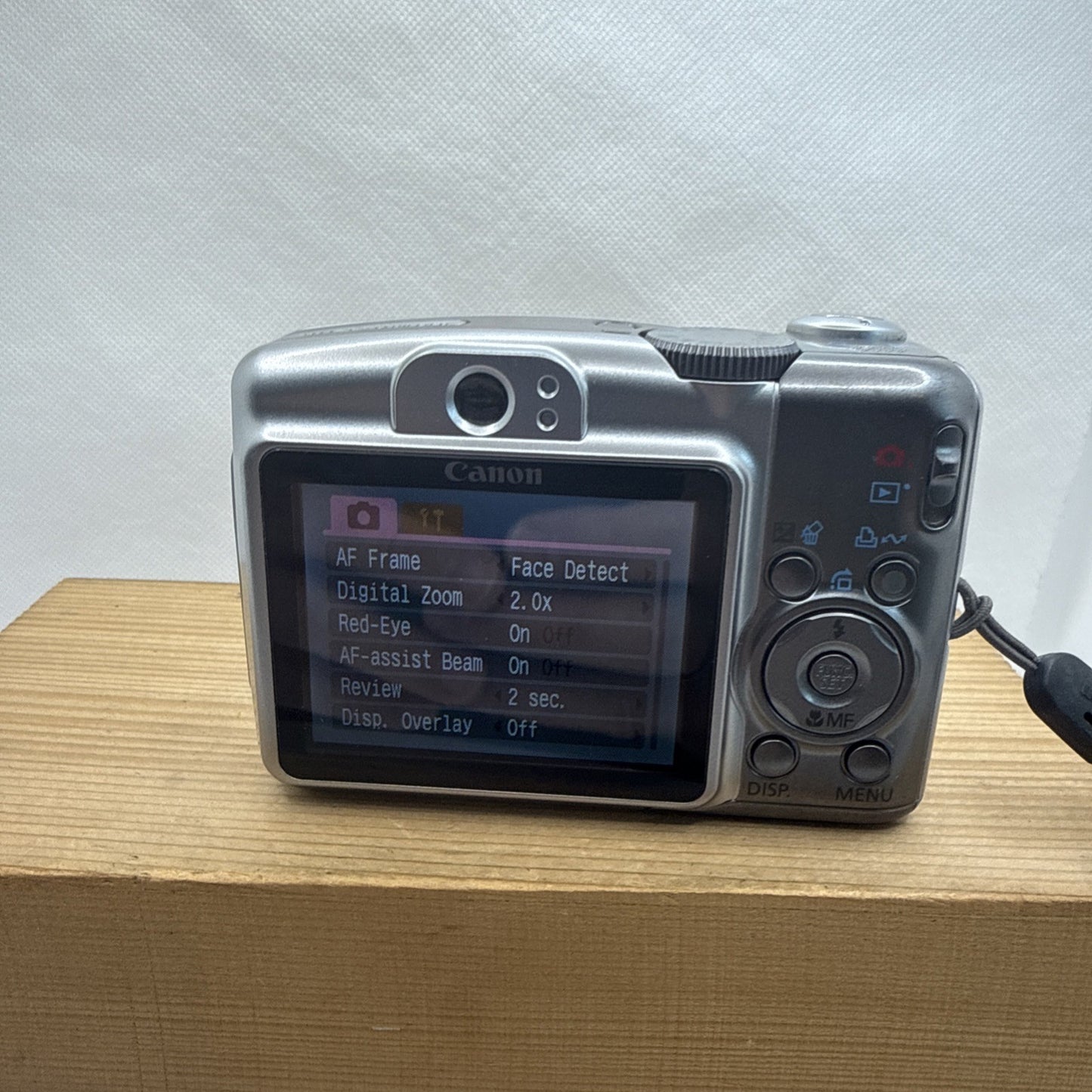 Canon Powershot A720 IS Digital Camera 8MP Tested Working + 4GB SD Card