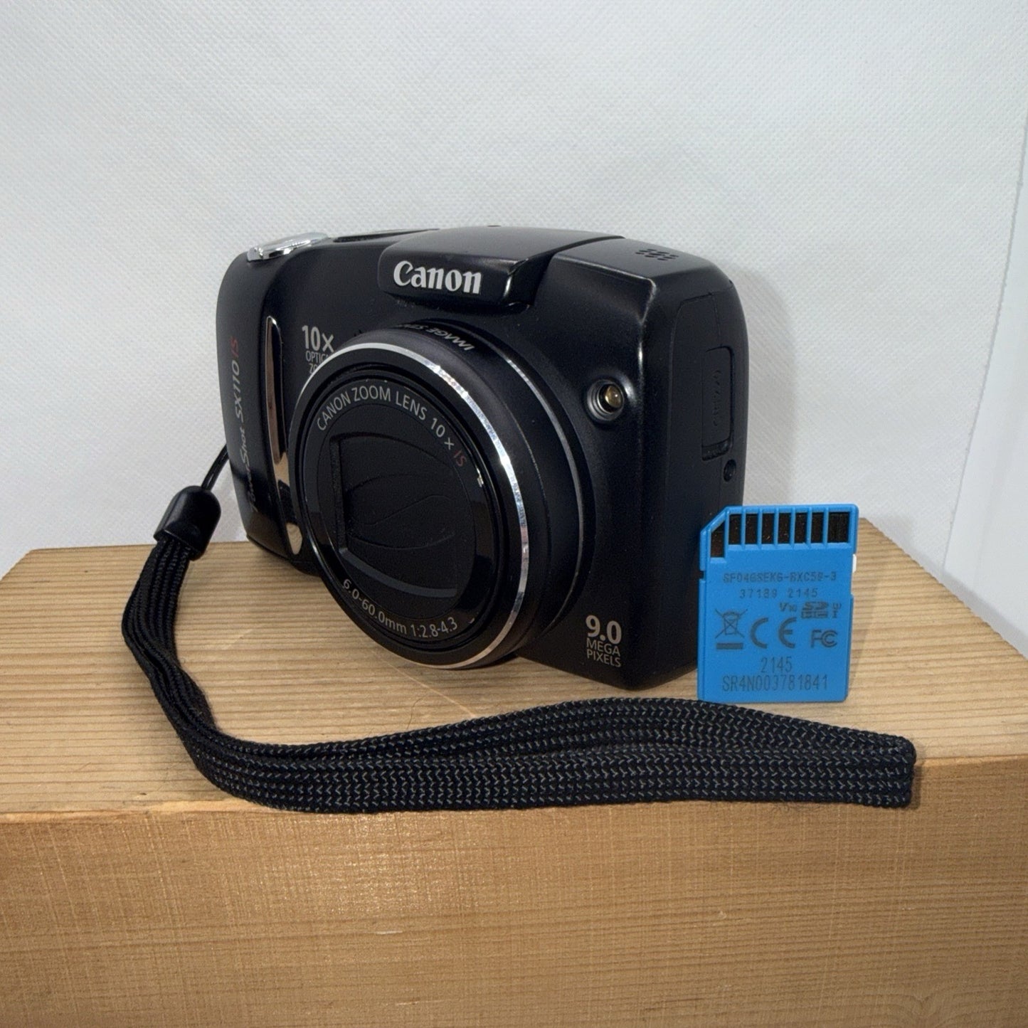 Canon PowerShot SX110 Is 9.0MP Compact Digital Camera Black- Excellent Condition