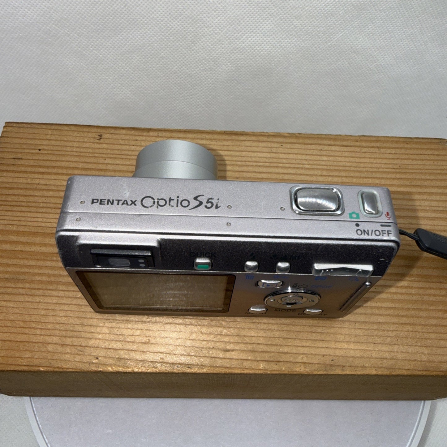 Pentax 5MP Digital Camera Optio S5i Boxed Tested + Charger Battery 1GB SD Card