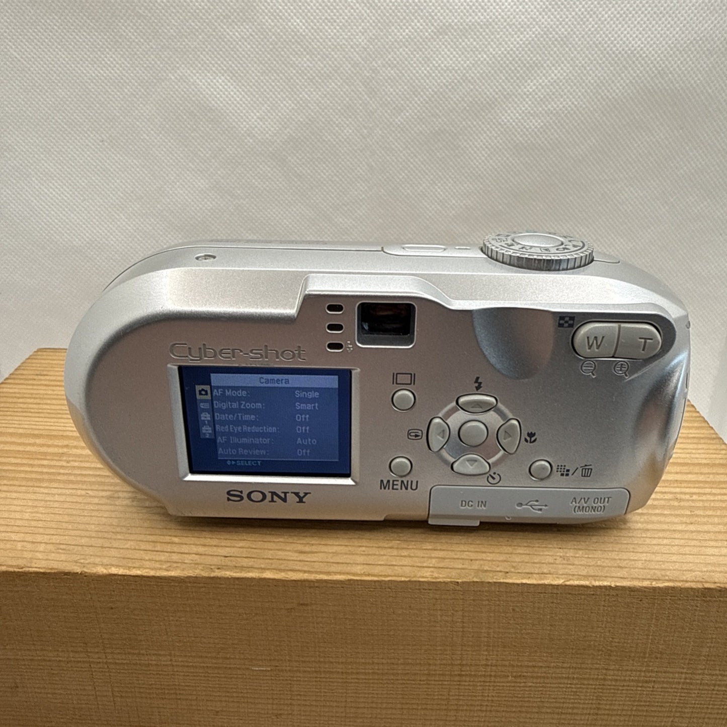 Sony Cybershot DSC-P73 4.1MP Digital Camera Working + Memory Card And USB Cable