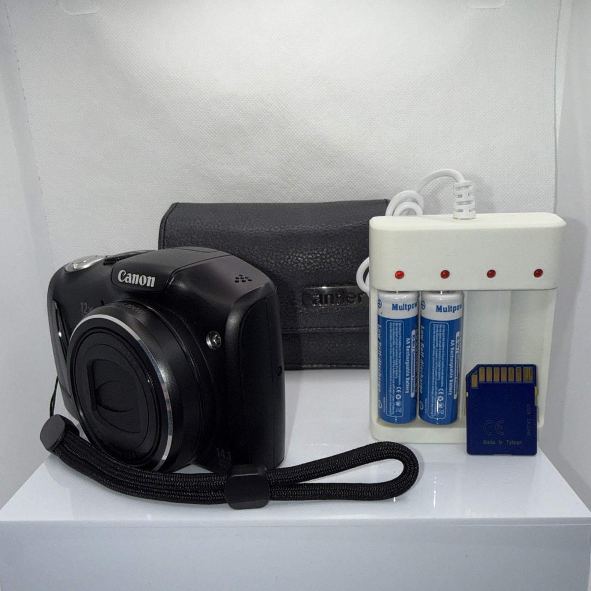 Digital Camera Canon PowerShot SX150 IS 14.1MP HD 12x Zoom - Full Kit & Tested
