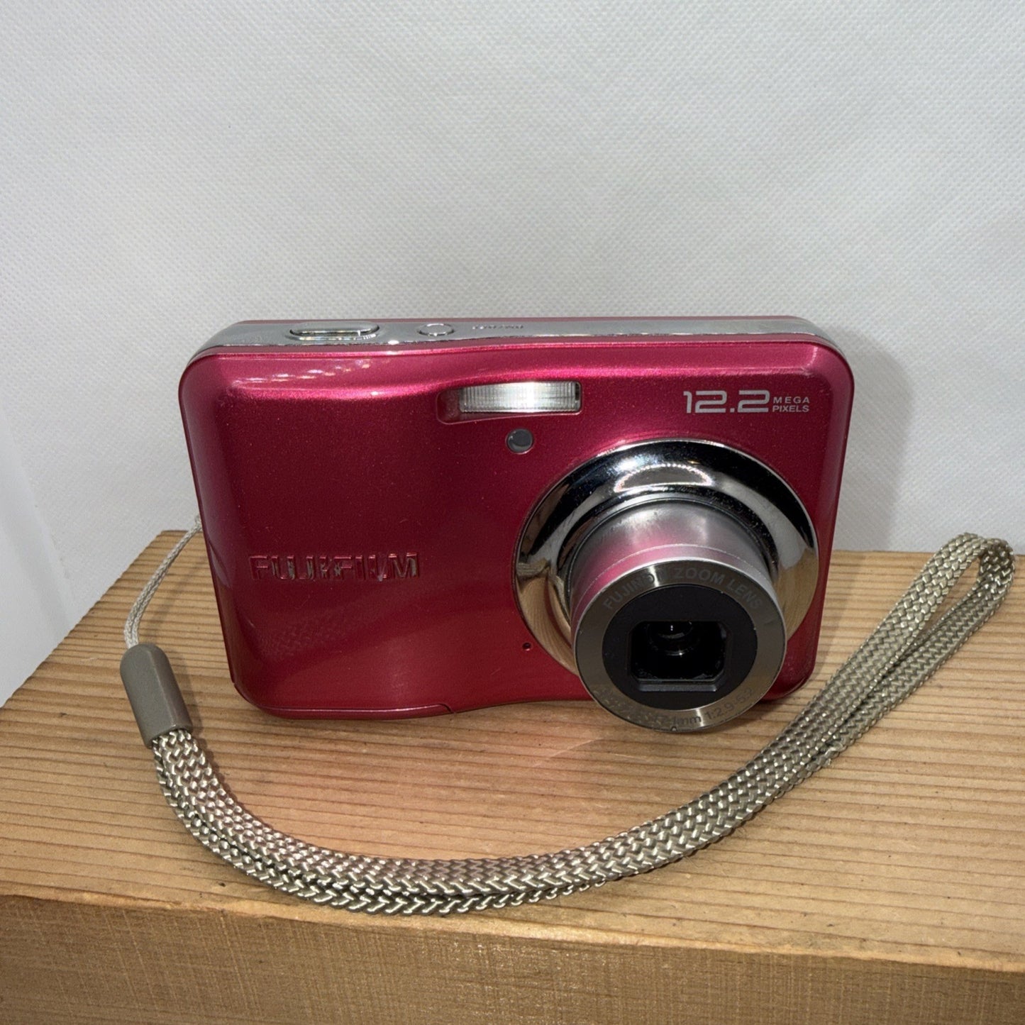 FujiFilm FinePix A235 12.2MP Digital Camera Pink Tested Working + 4GB SD Card