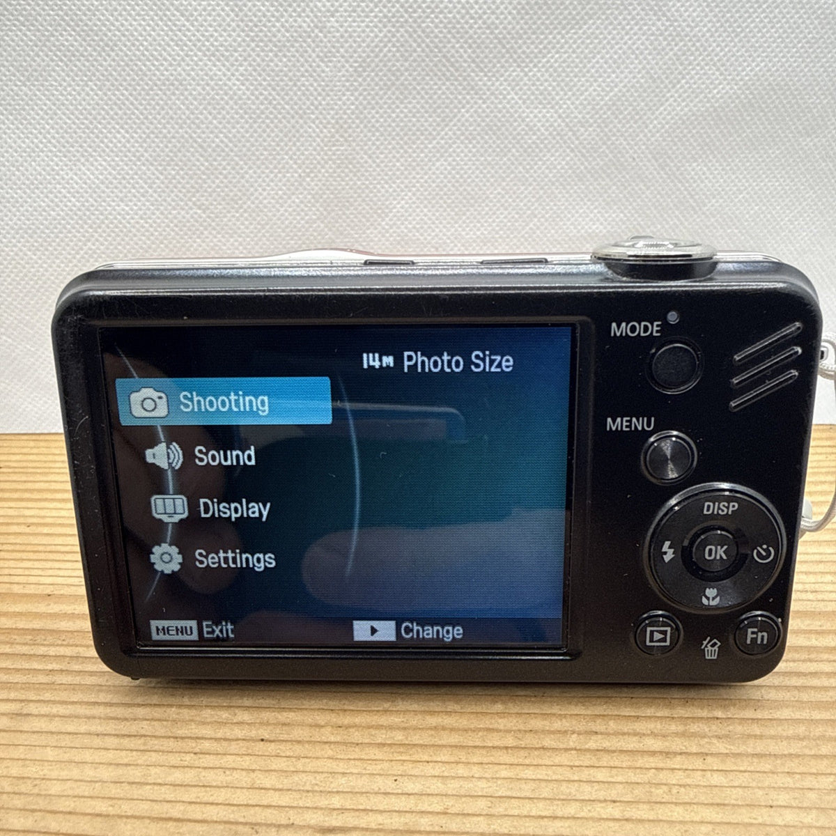 Samsung ST90 14.2MP Digital Camera Tested Working + Charger Battery 2GB SD Card