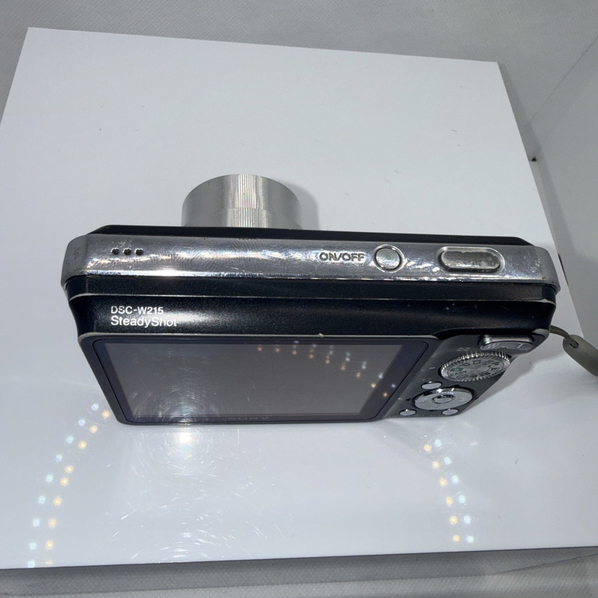 Sony Cyber-shot DSC-W215 12.2MP Digital Camera Tested + Charger Battery Memory