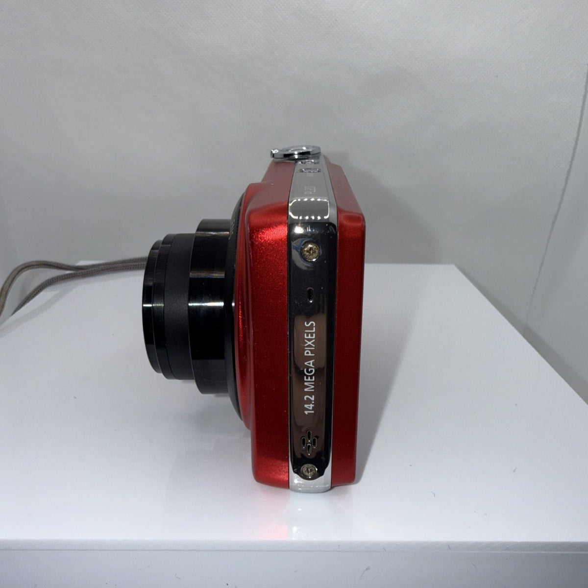 Samsung Digital Camera PL201 14.2MP Red Tested + Charger Battery 4GB SD Card