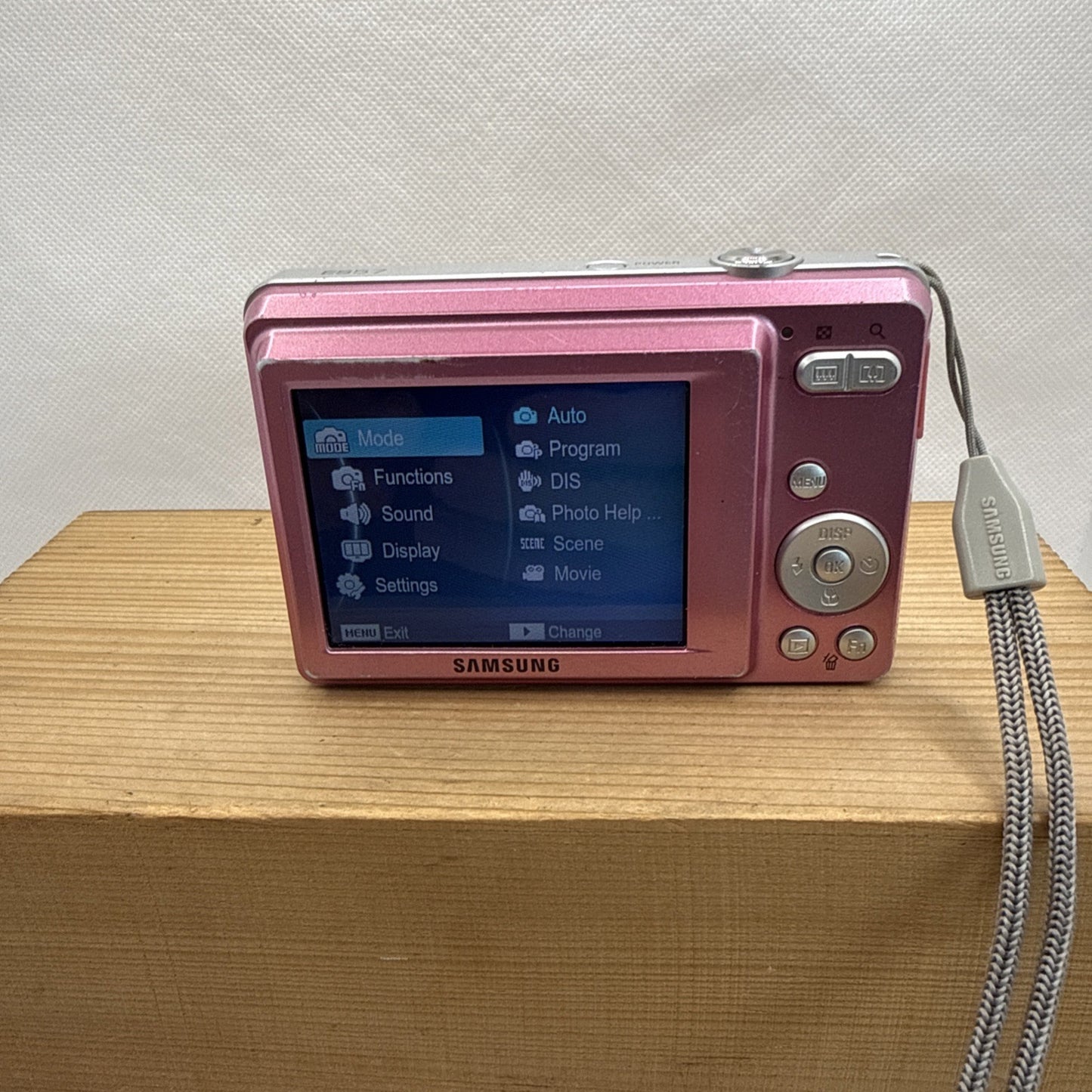 Samsung ES57 Pink 10.2MP Digital Camera Tested + Charger Battery 4GB SD & Case