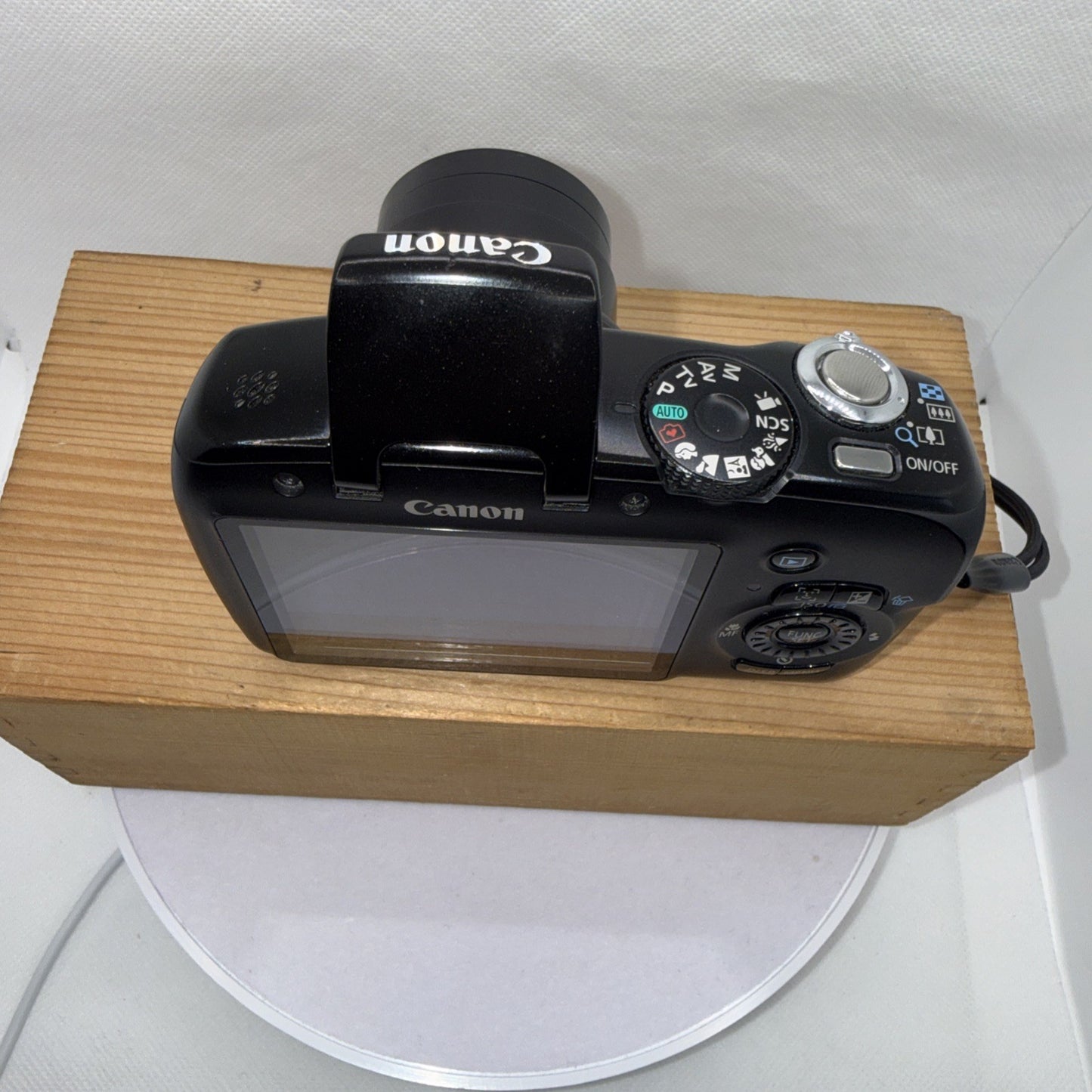 Canon Powershot SX120IS 10MP Digital Camera Tested + Case And 4GB SD Memory Card