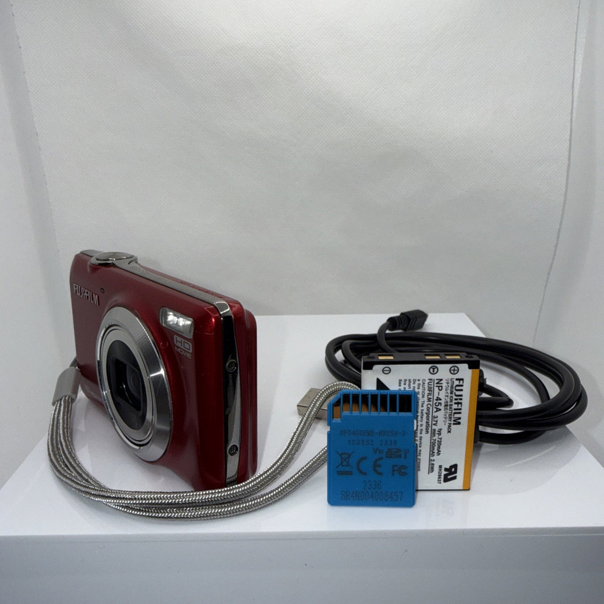 Fujifilm FinePix JX420 Digital Camera 16MP Tested Lens Flaps Missing - Working