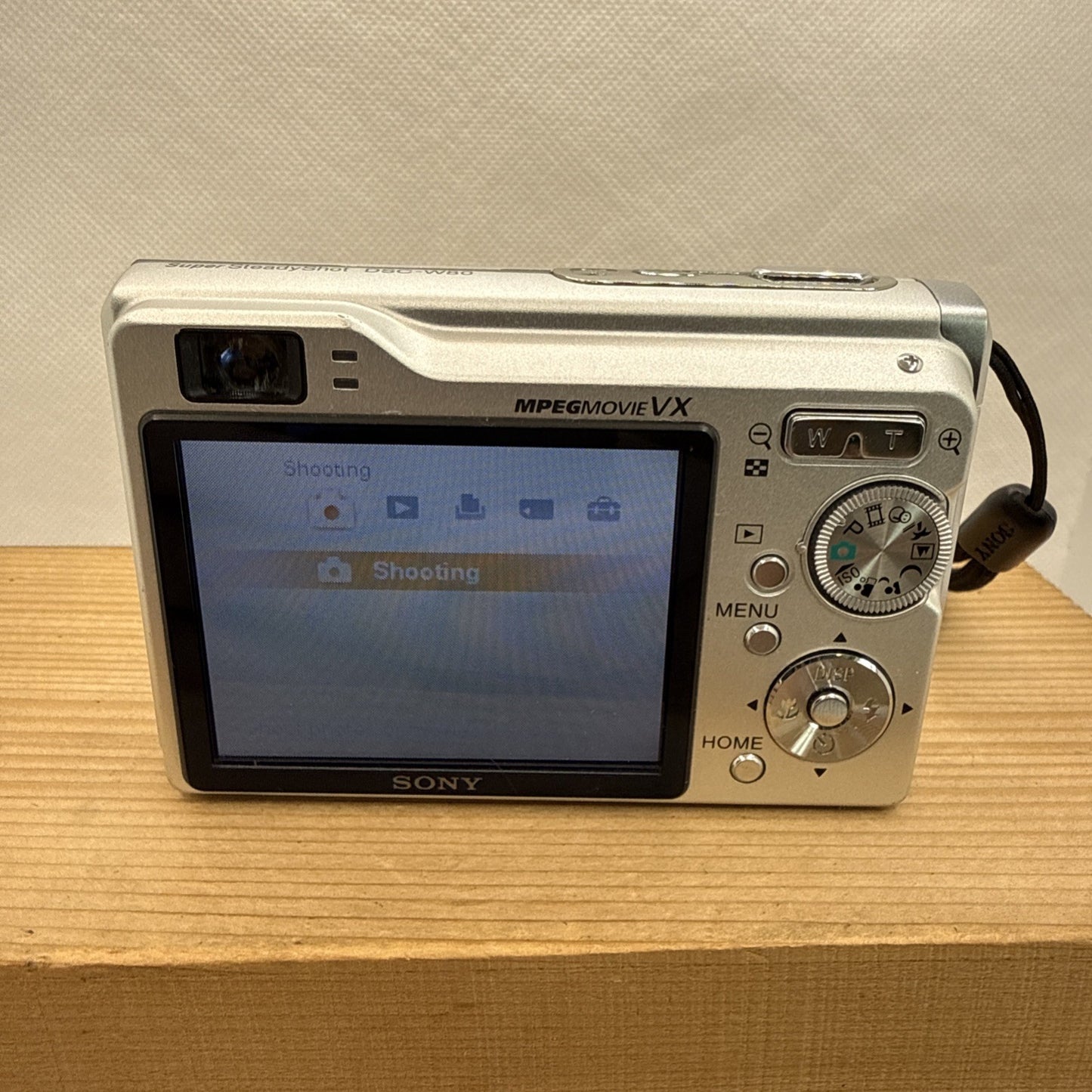 Sony Cybershot DSC-W80 7.2MP Digital Camera Tested + Charger Battery Memory Card