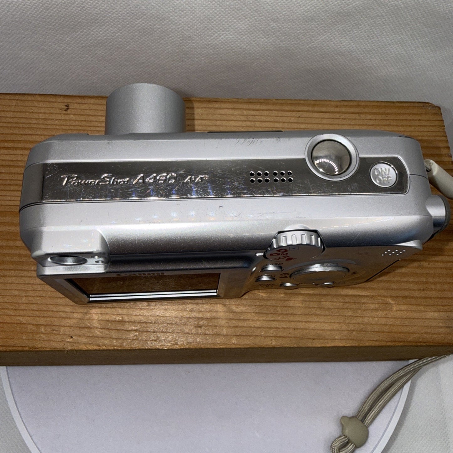 Canon PowerShot A460 Digital Camera 5MP Tested Working + Case 4GB SD & Free Gift4
