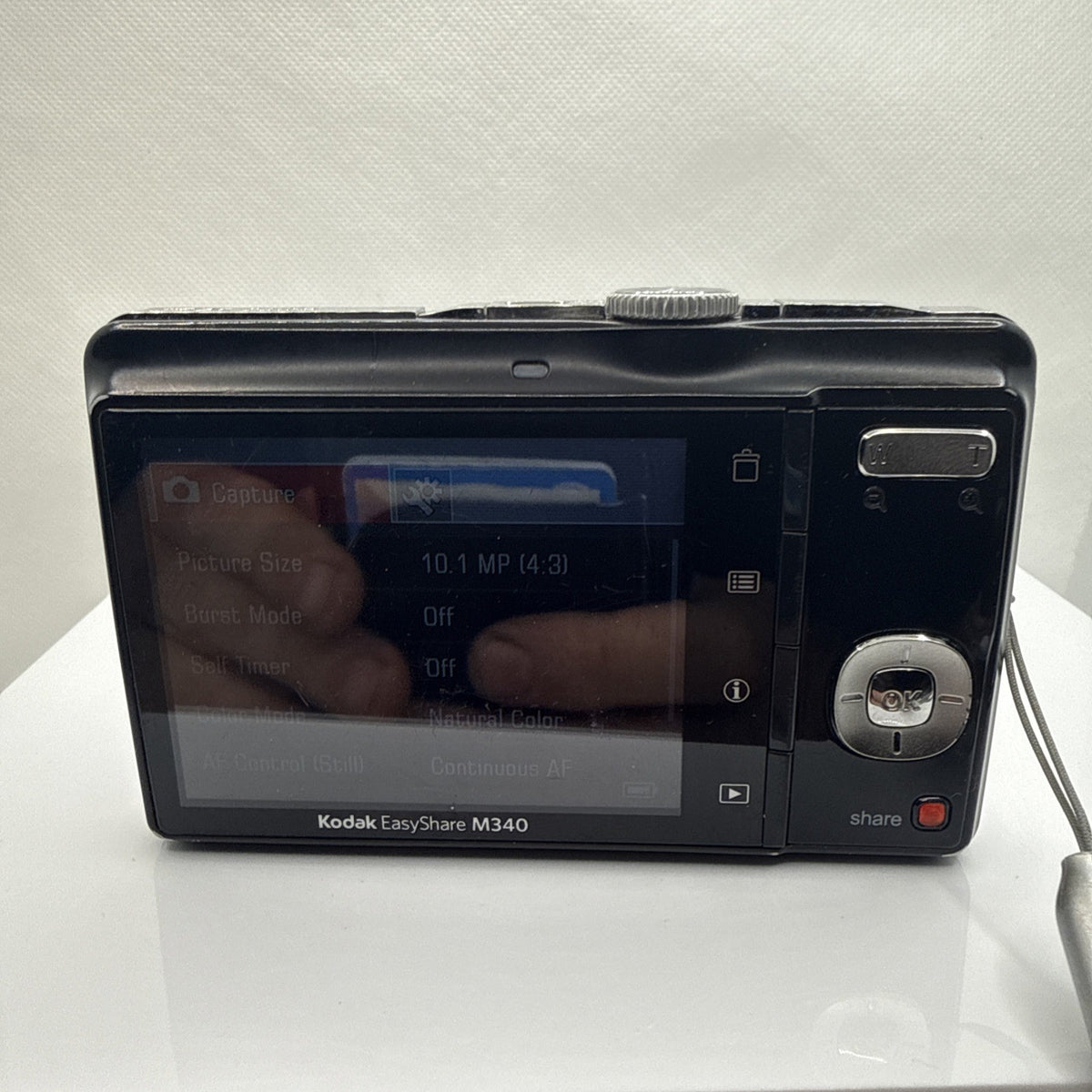 Digital Camera Kodak EasyShare M340 10.2MP Tested *Some Dead Pixels+ Accessories